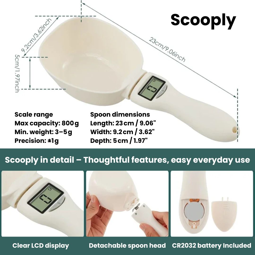 Scooply™ – Precise portions. Every time.
