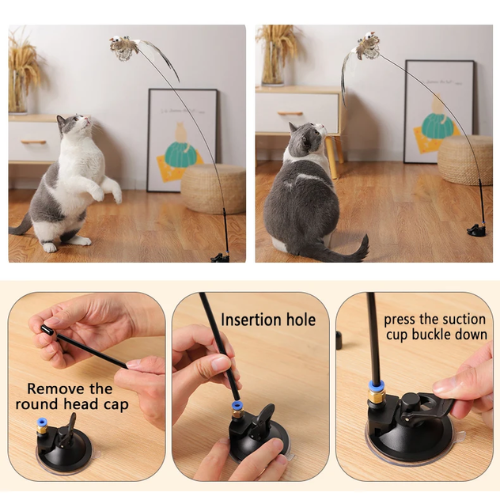 CuddlePet™ WingChase – For curious cats who love the thrill of the chase.